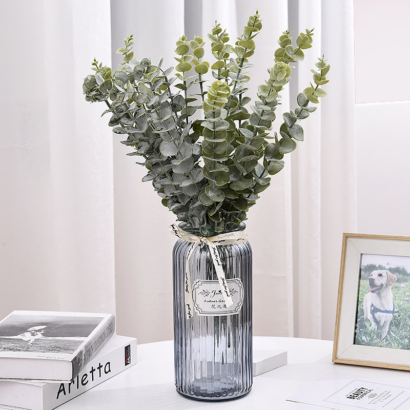 Artificial Hanging Plants - 5 Hoofden Eucalyptus 3 Vorken 5