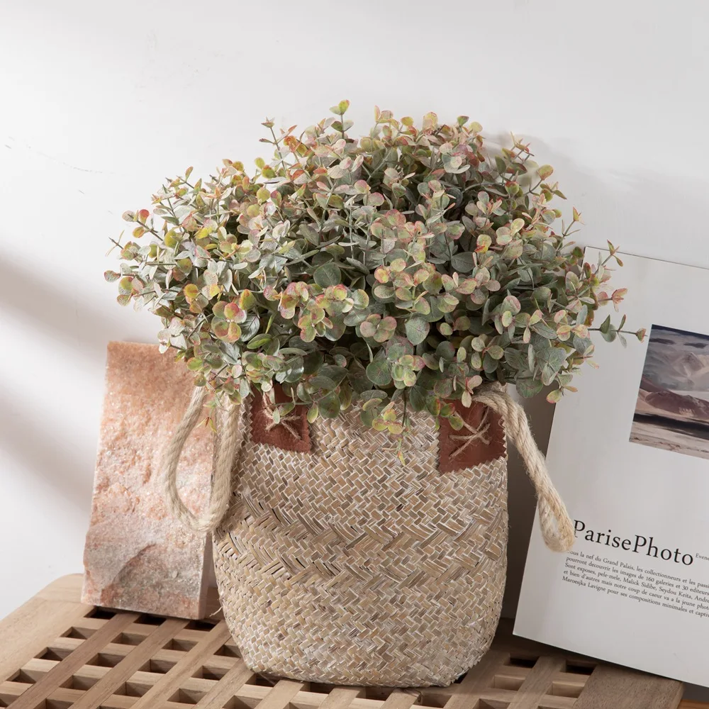 Artificial Hanging Plants - 12 stks/set Kunstmatige Eucalyptus Bos Geld
