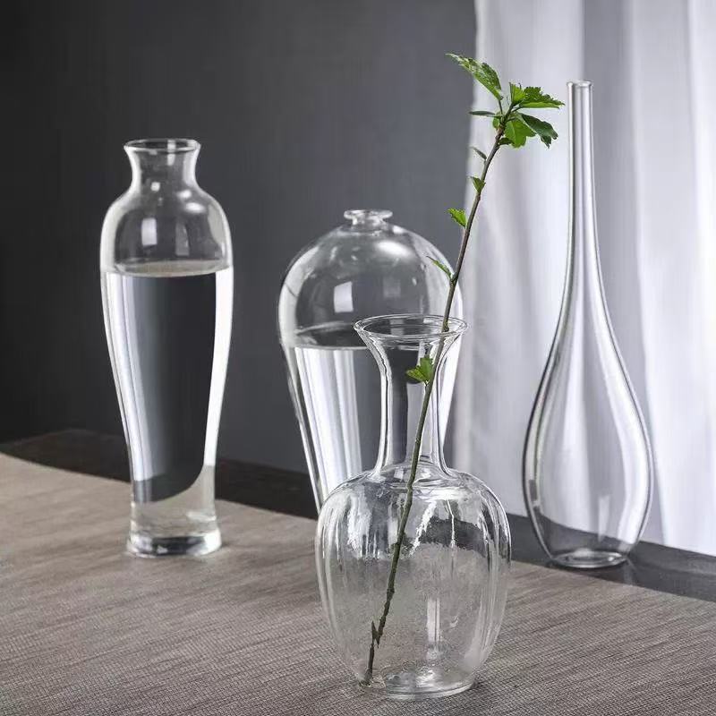 Home Decor Center - Hedendaagse glazen knopvazen Zen Home Decor