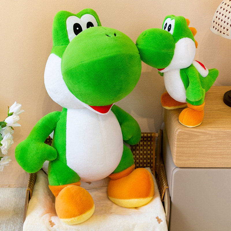 Home Decor Collection - Schattige Yoshi groene dinosaurus knuffel, zacht