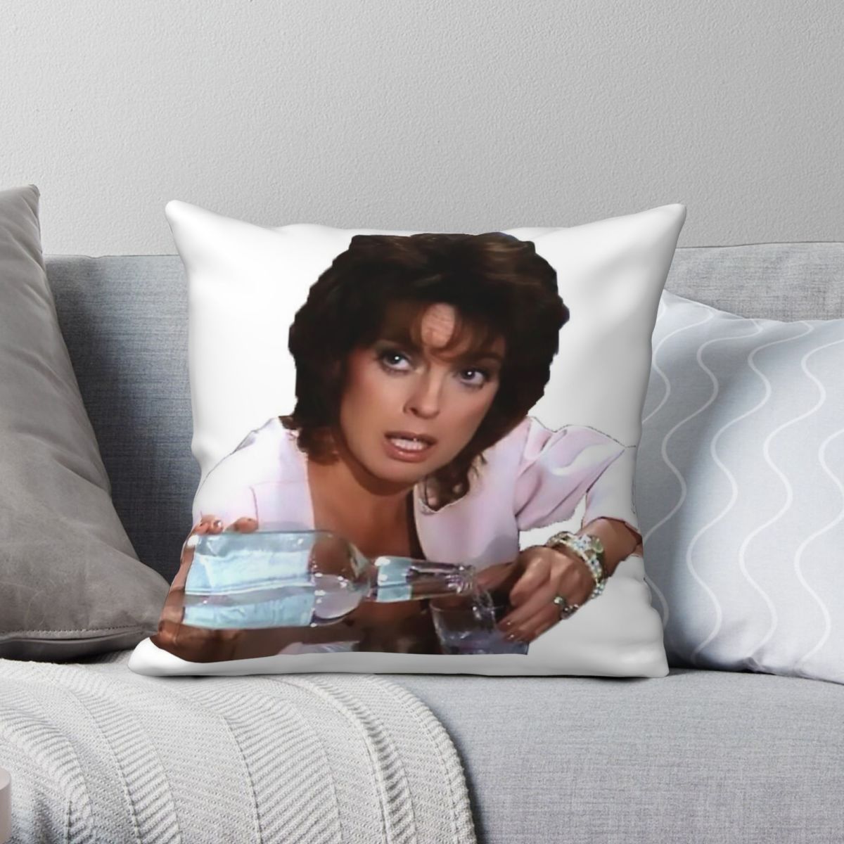 Home Decor Dallas - Dallas Sue Ellen Ewing Vierkante Kussensloop
