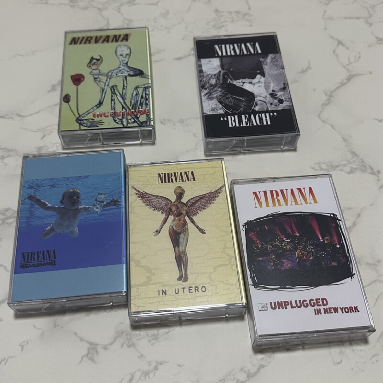 Home Decor Collection - Complete albumcollectie cassettebandjes alternatieve rock vintage