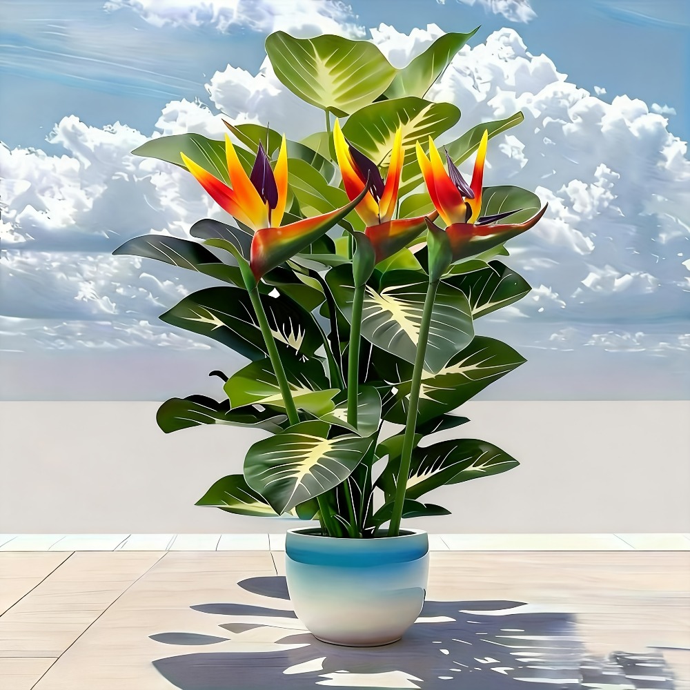 Home Decor Center - Kunstmatige Paradijsvogels en Pothos planten voor