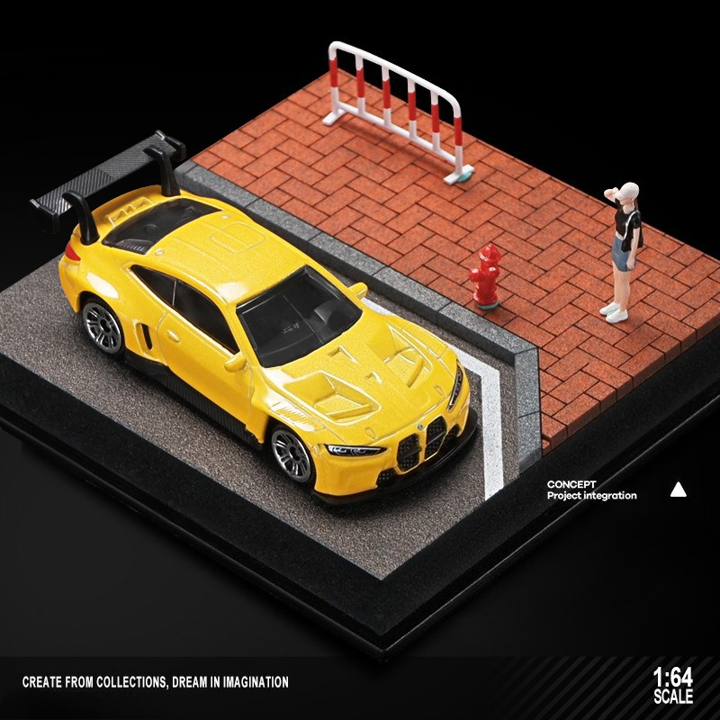 Home Decor Collection - Miniatuur scène van straatbestrating voor 1:64