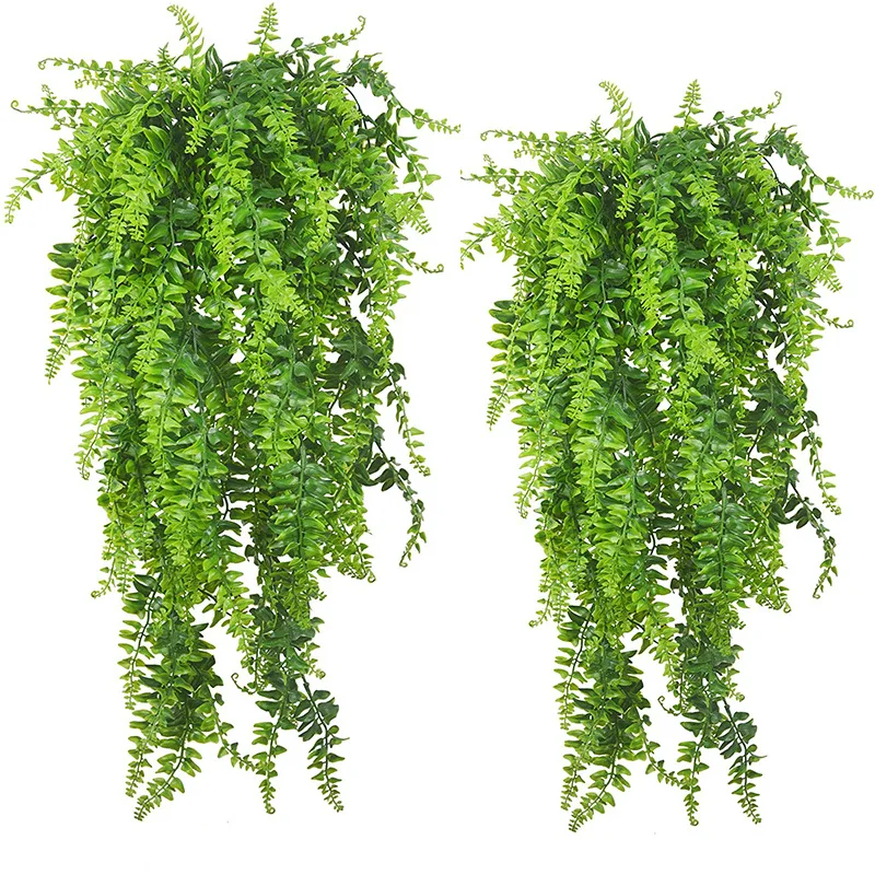 Rattan Plant Basket - 90cm Kunstplant Wijnstok Woondecoratie Hangend Plastic
