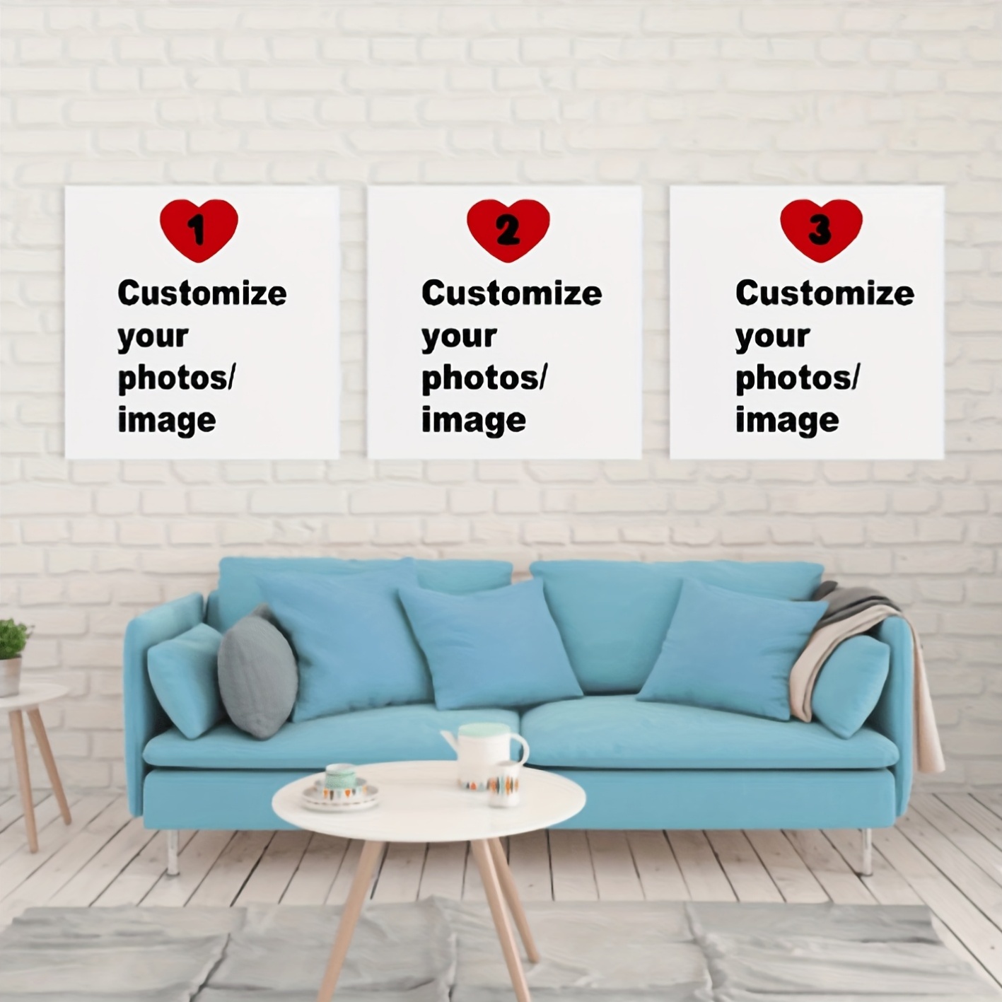 Home Decor Kit - 3 stks/set Custom Vierkante Canvas Poster