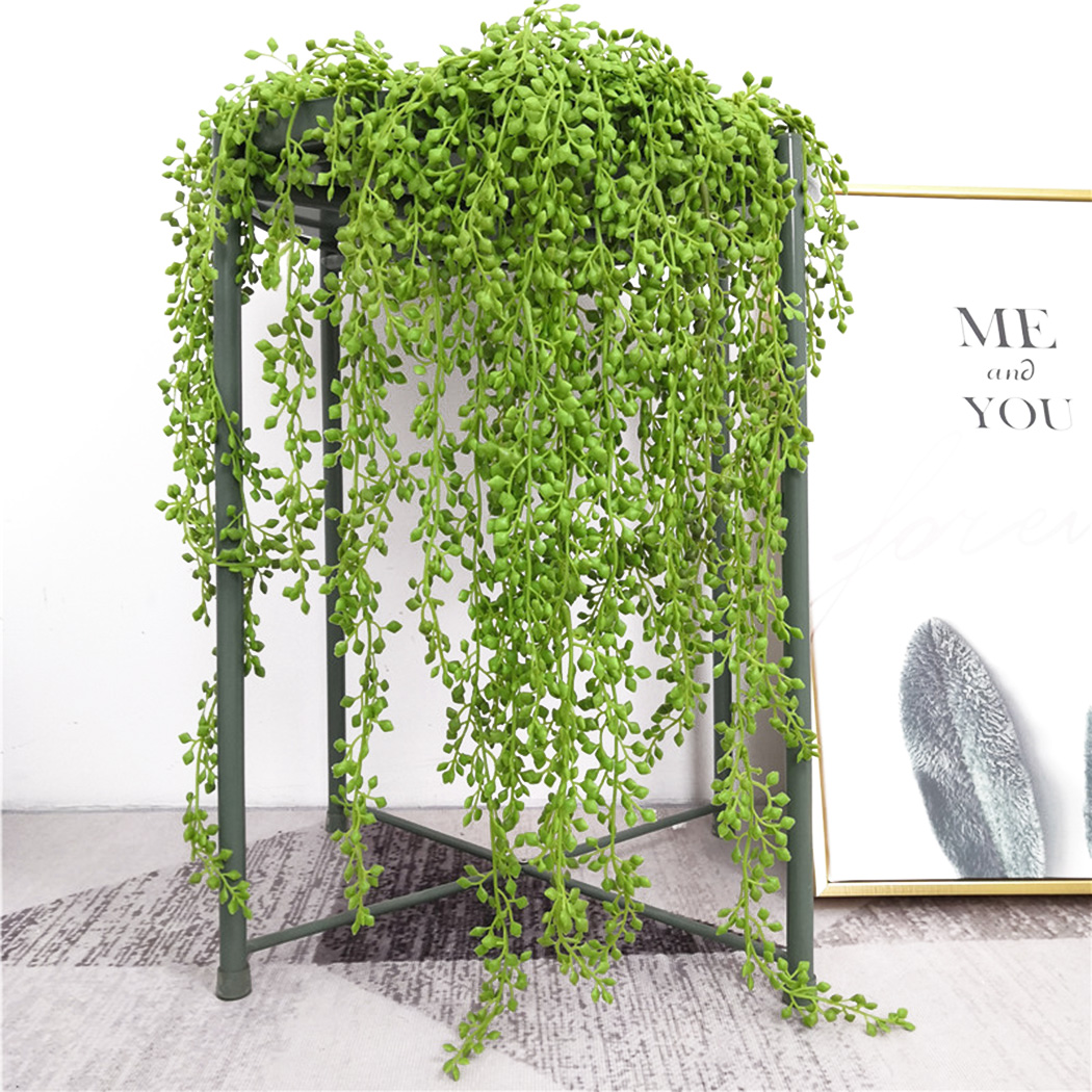 Rattan Plant Basket - Kunstplanten Wijnstokken Muuropknoping Rotan Bladeren Takken