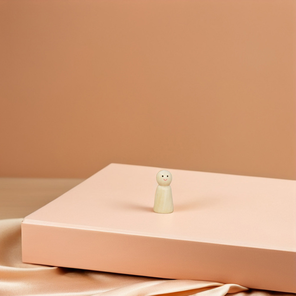 Home Decor Kit - 10 stuks houten knikkers, onafgewerkte doe-het-zelf
