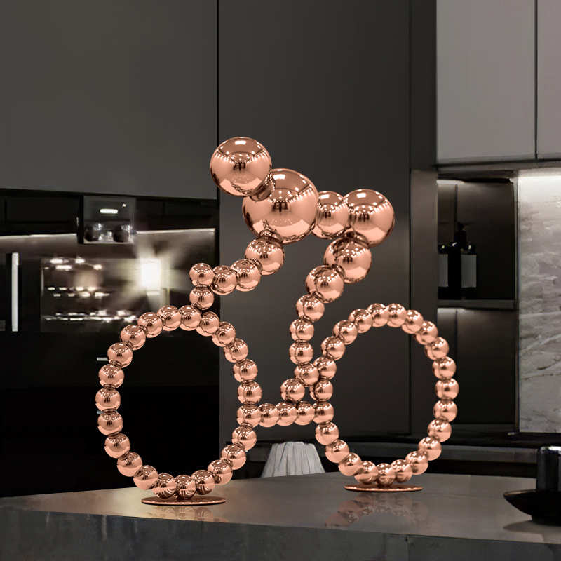 Home Decor Za - Hoogwaardig modern Chinees sculptuurwerk van roestvrij