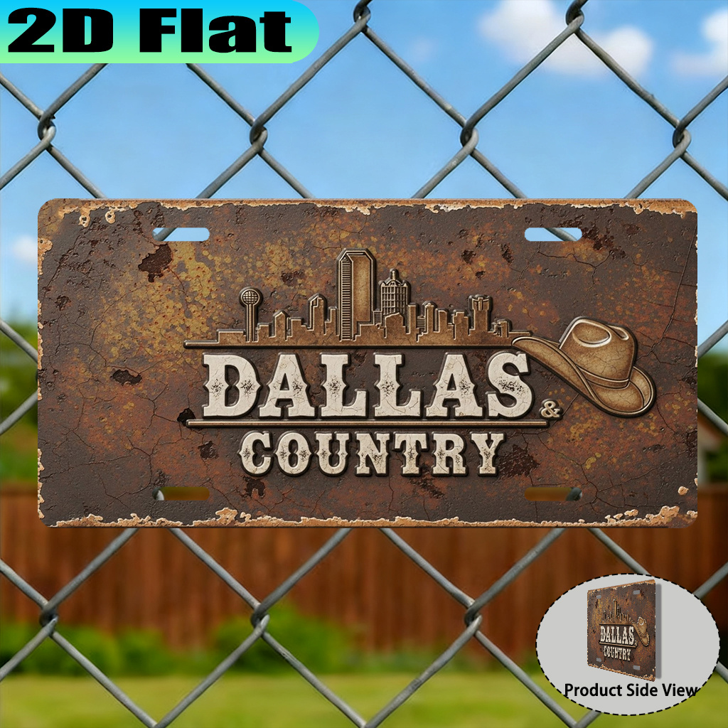 2D Platte Dallas & Country Cow - Home Decor Dallas recensie en prijs