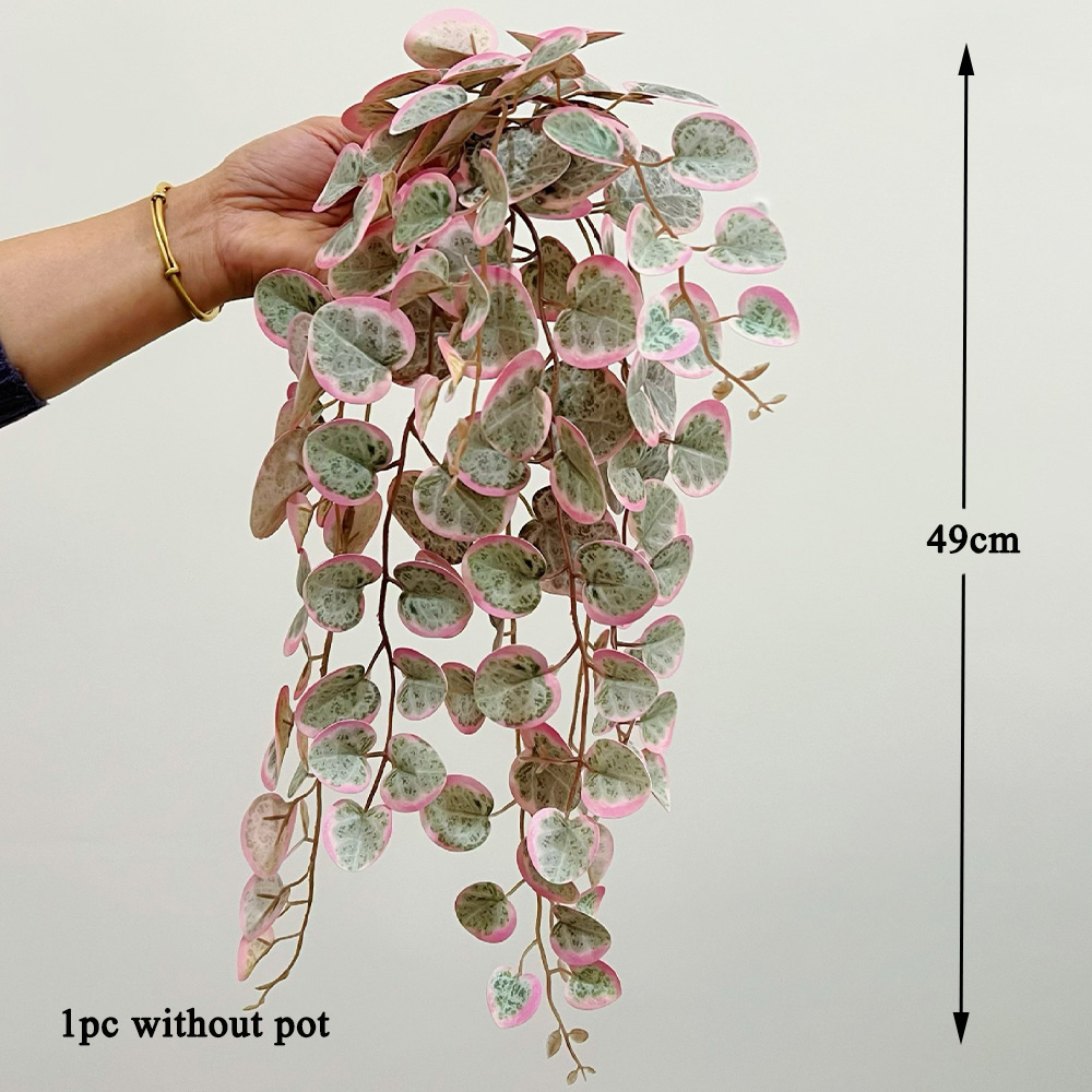 49cm Kunstplanten Wijnstokken  - Rattan Plant Basket recensie en prijs