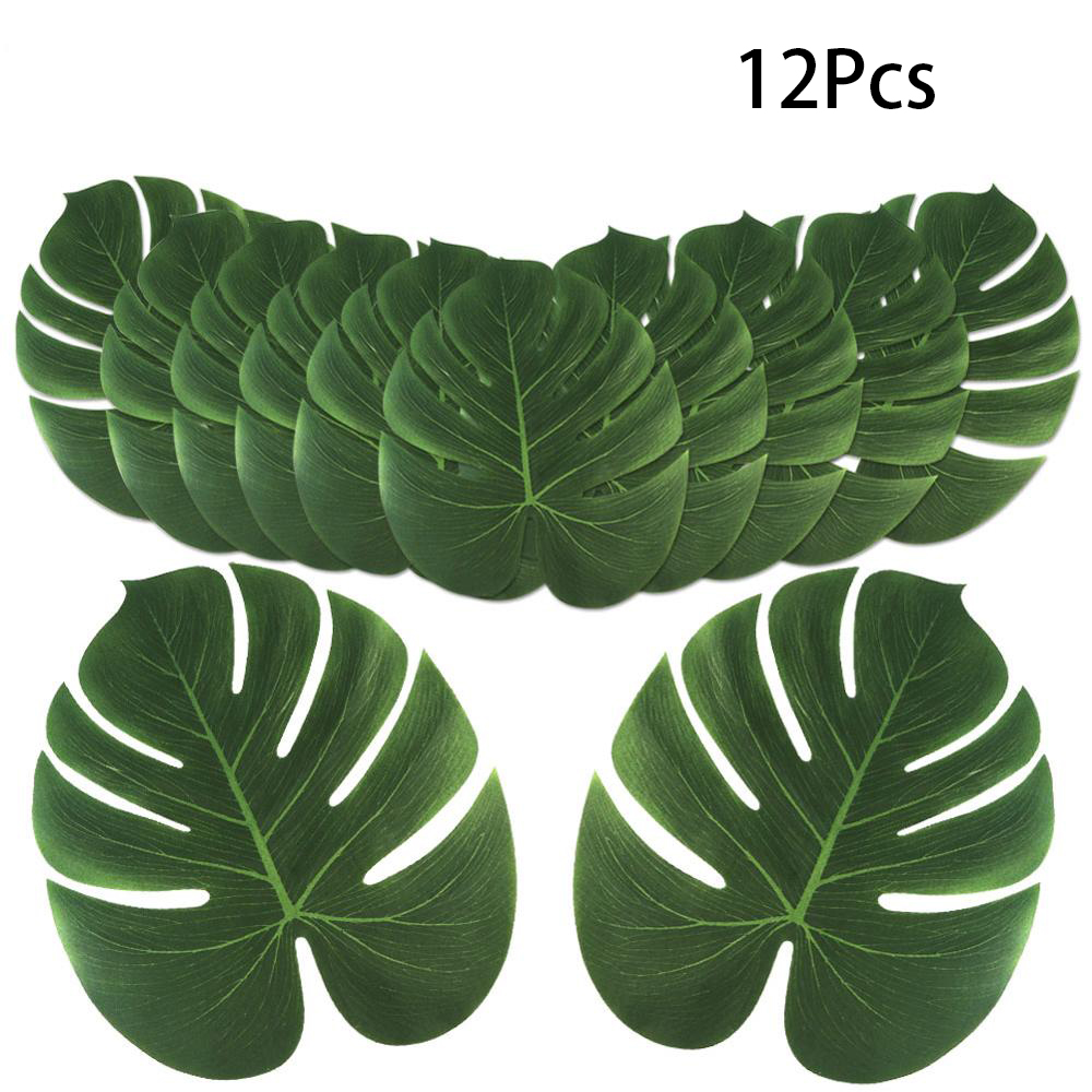 12 stks Tropische Palmbladeren - Artificial Hanging Plants recensie en prijs