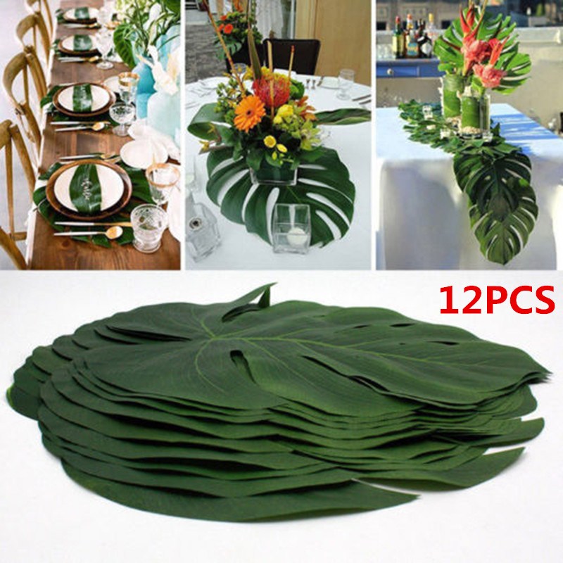 12 stks Tropische Palmbladeren - Artificial Hanging Plants recensie en prijs