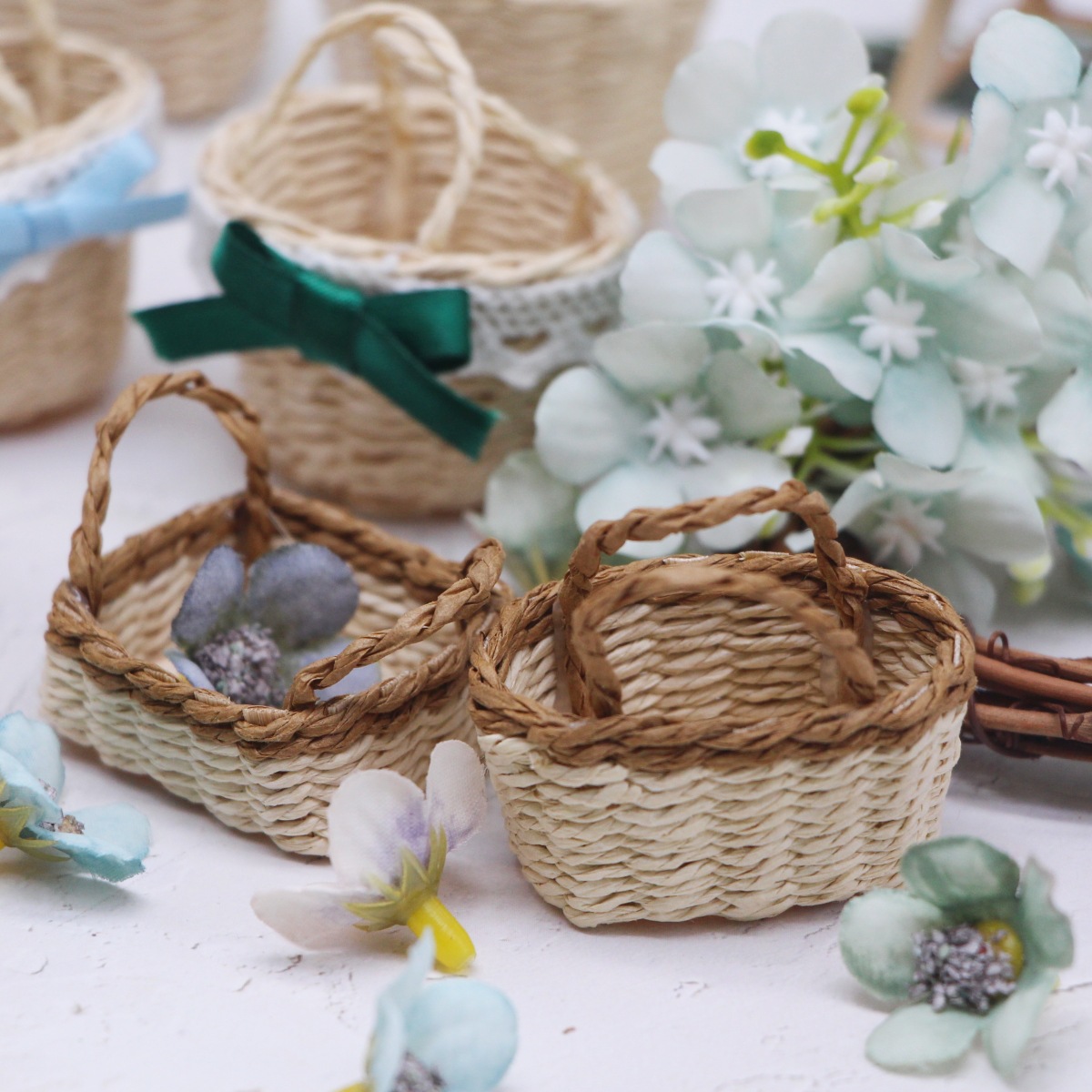 1Pc Poppenhuis Handgeweven Laf - Rattan Plant Basket recensie en prijs