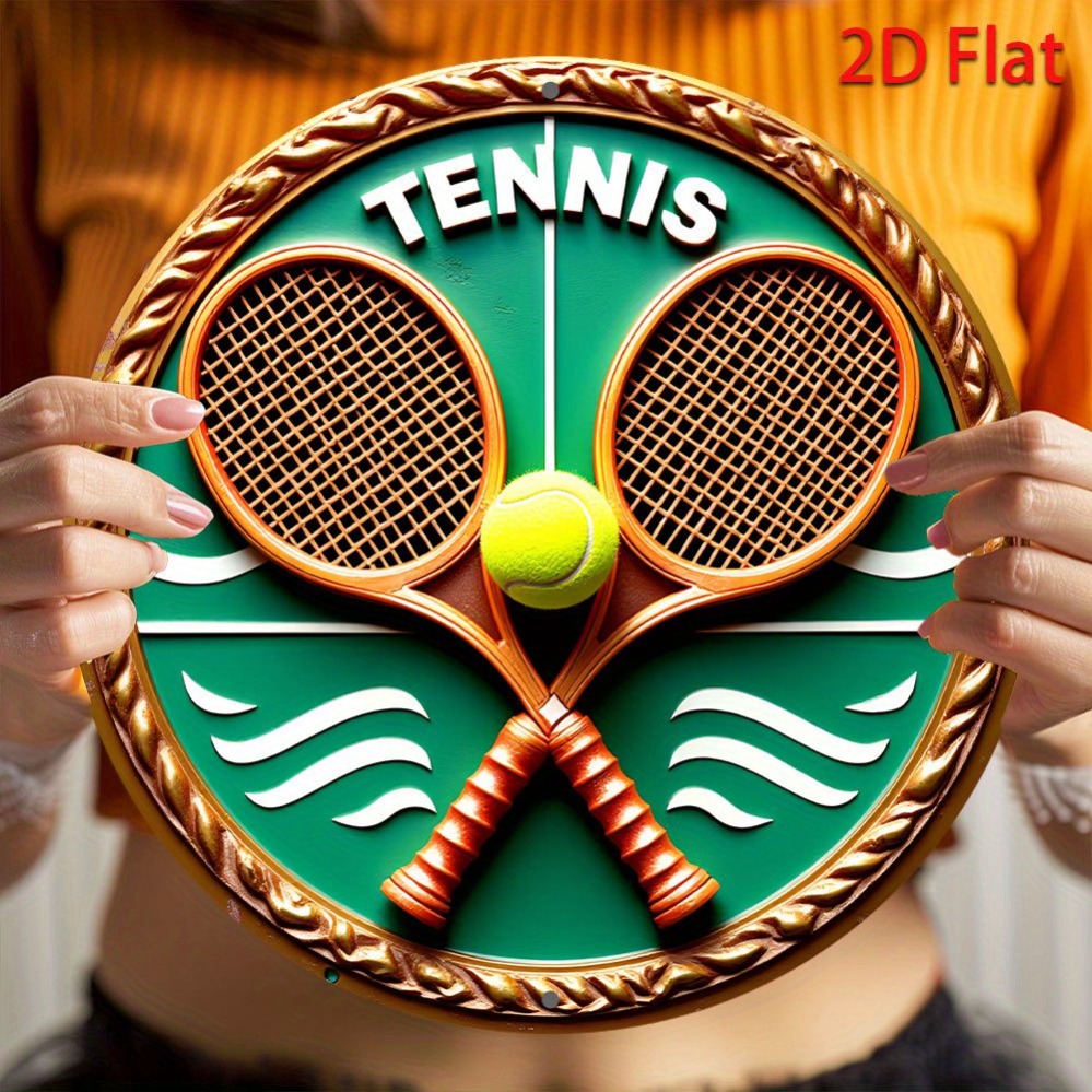 1-delig retro tenniswedstrijd  - Home Decor Logo recensie en prijs