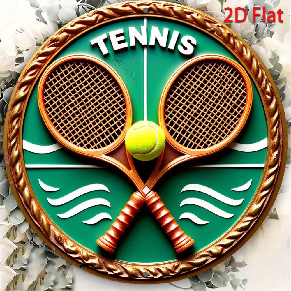 1-delig retro tenniswedstrijd  - Home Decor Logo recensie en prijs