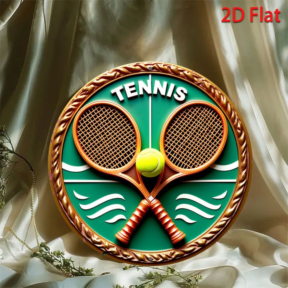 1-delig retro tenniswedstrijd  - Home Decor Logo recensie en prijs