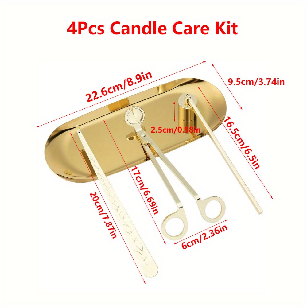 4 stks/set Luxe Kaars Care Kit - Home Decor Kit recensie en prijs