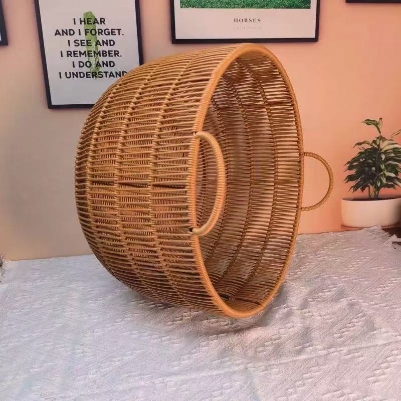 Handgemaakte rotan-look geweve - Rattan Plant Basket recensie en prijs