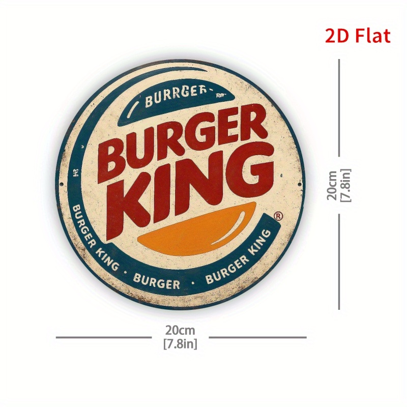 Burger King Retro houten logo  - Home Decor Logo recensie en prijs