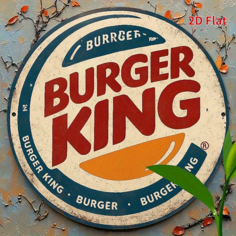 Burger King Retro houten logo  - Home Decor Logo recensie en prijs