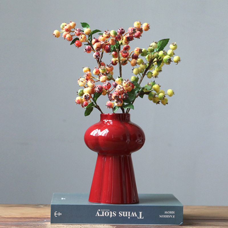 1 stuks rode keramische vaas,  - Home Decor Center recensie en prijs