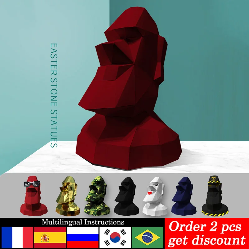 Groot Formaat Paaseiland Moai  - Home Decor Center recensie en prijs
