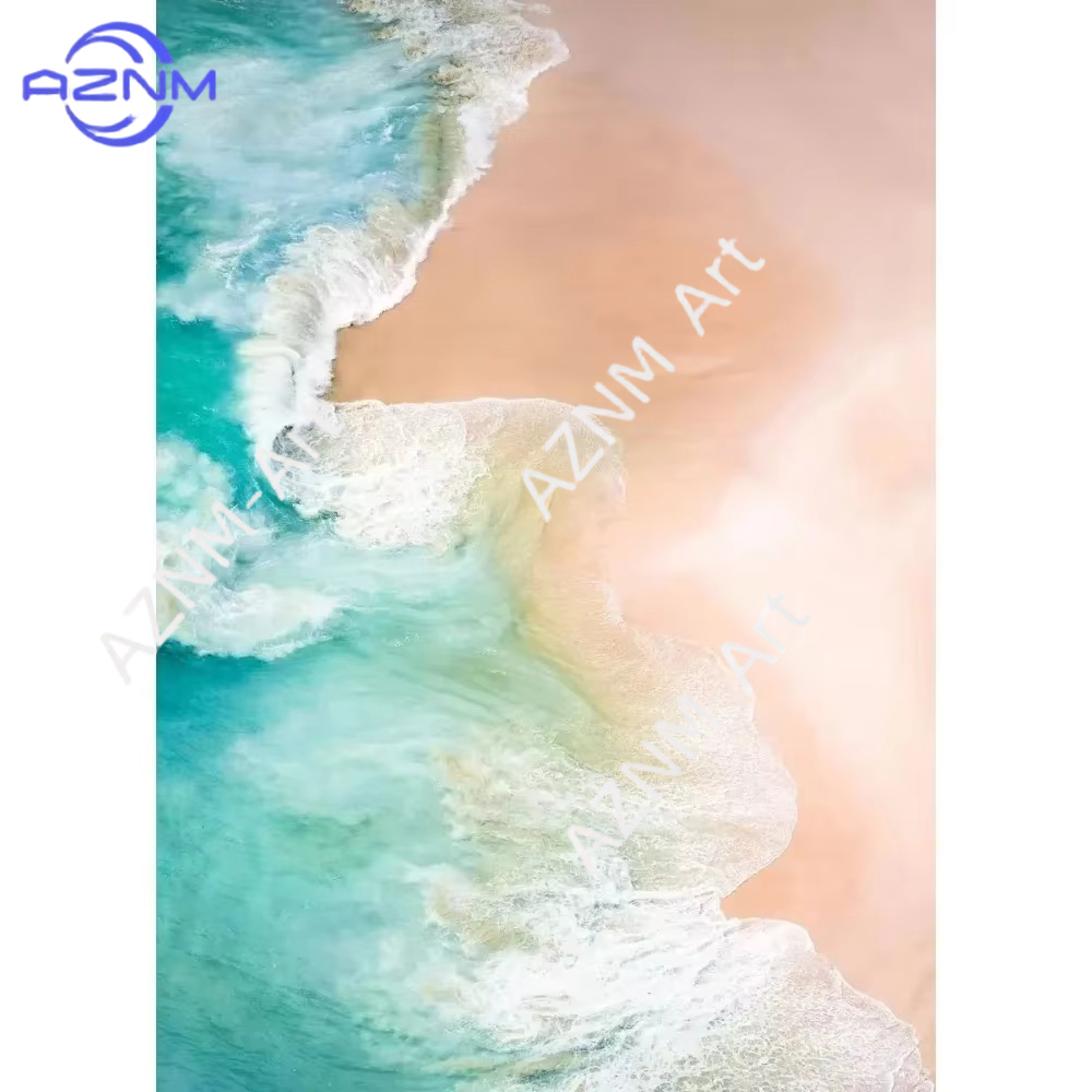 1PC, Roze Strand Oceaan Kunstw - Home Decor Japandi recensie en prijs