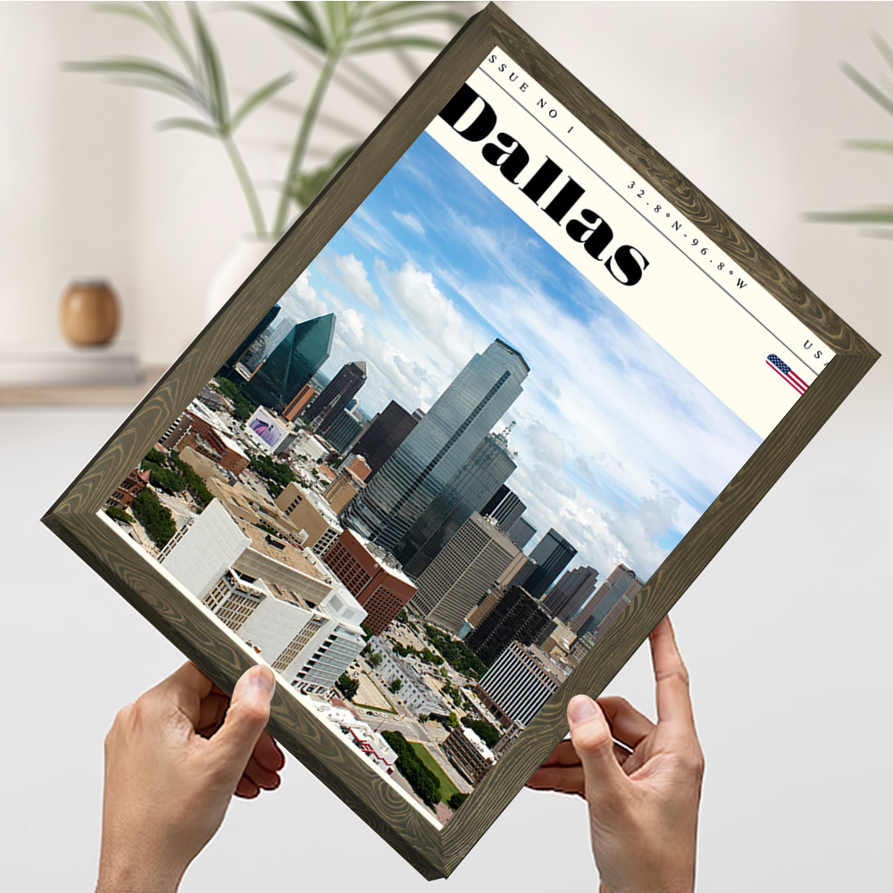 Dallas Texas Travel Printing P - Home Decor Dallas recensie en prijs