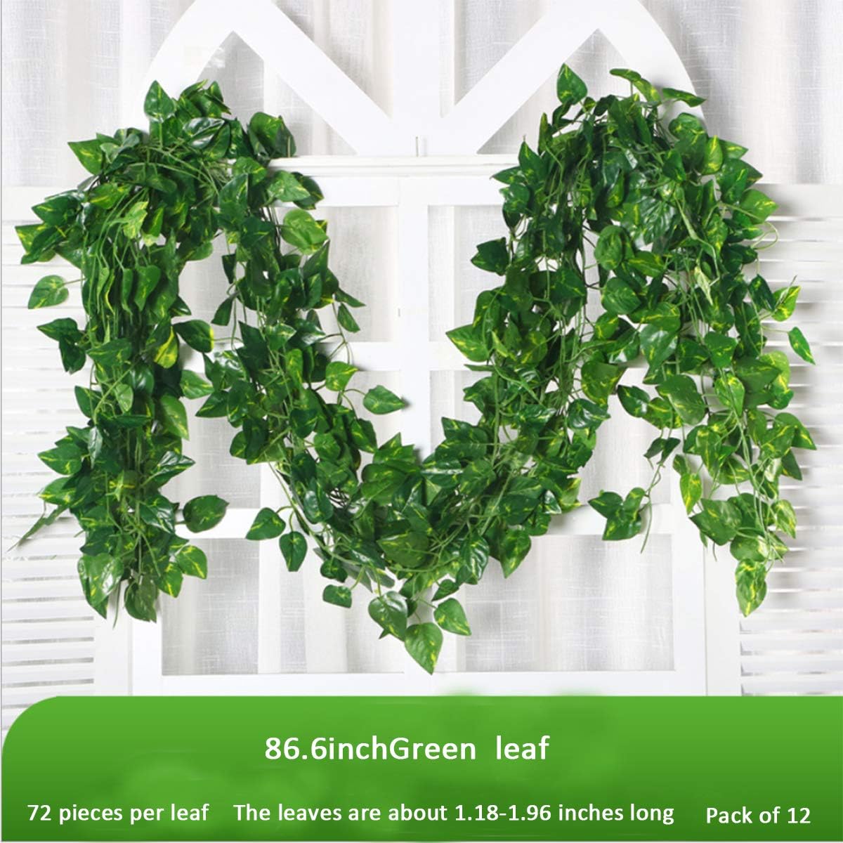 100/2M Kunstmatige Groene Klim - Rattan Plant Basket recensie en prijs