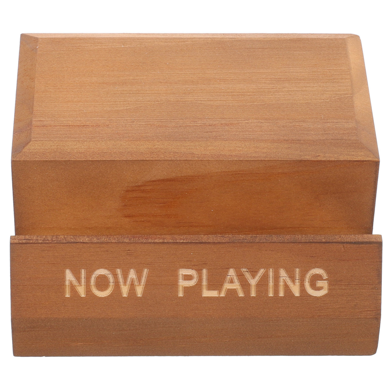 Houten vinylplatenhouder, brui - Home Decor Collection recensie en prijs