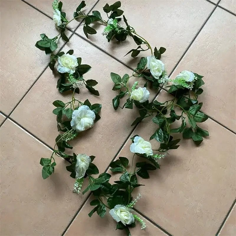 1 stks 2.2 m kunstmatige witte - Artificial Hanging Plants recensie en prijs