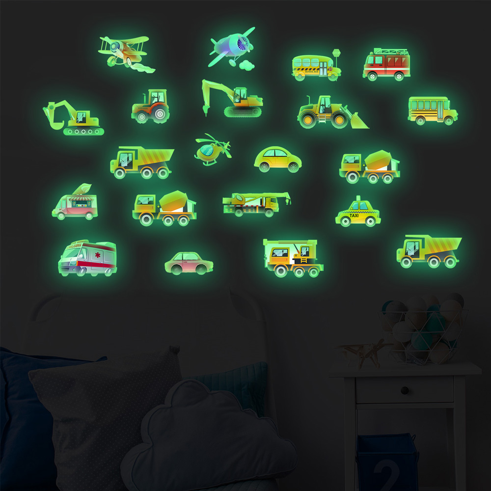 Lichtgevende auto wandsticker  - Home Decor Kit recensie en prijs