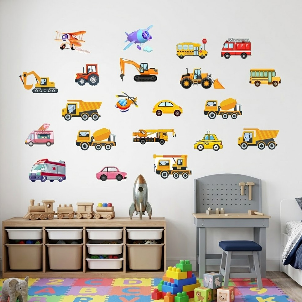 Lichtgevende auto wandsticker  - Home Decor Kit recensie en prijs