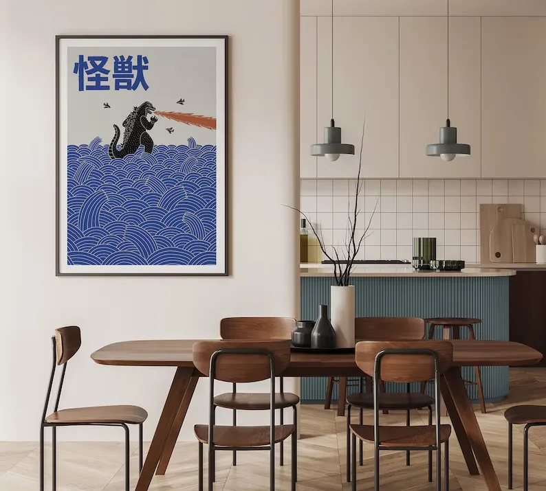 Japanse hedendaagse Tokyo Art  - Home Decor Japandi recensie en prijs