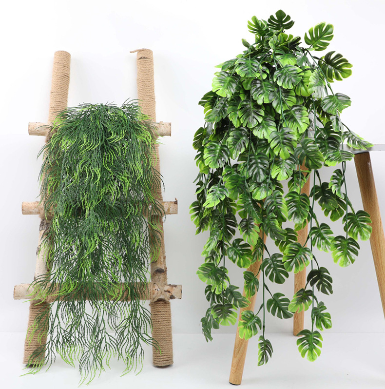 80Cm Kunstmatige Hangende Bloe - Rattan Plant Basket recensie en prijs
