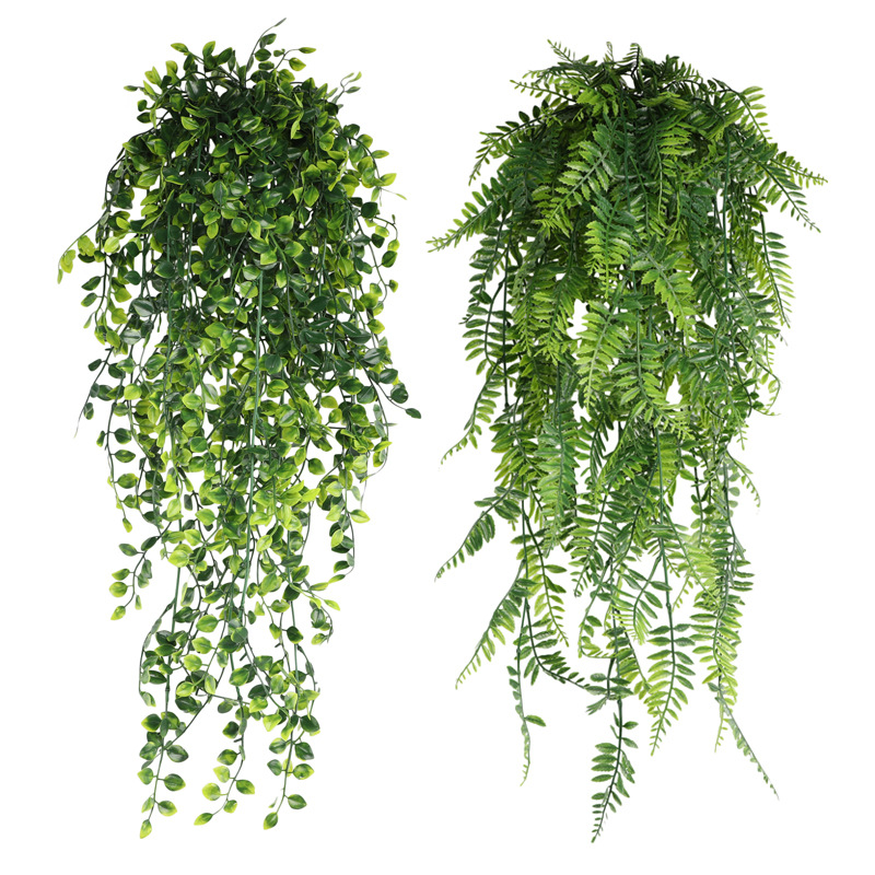 80Cm Kunstmatige Hangende Bloe - Rattan Plant Basket recensie en prijs