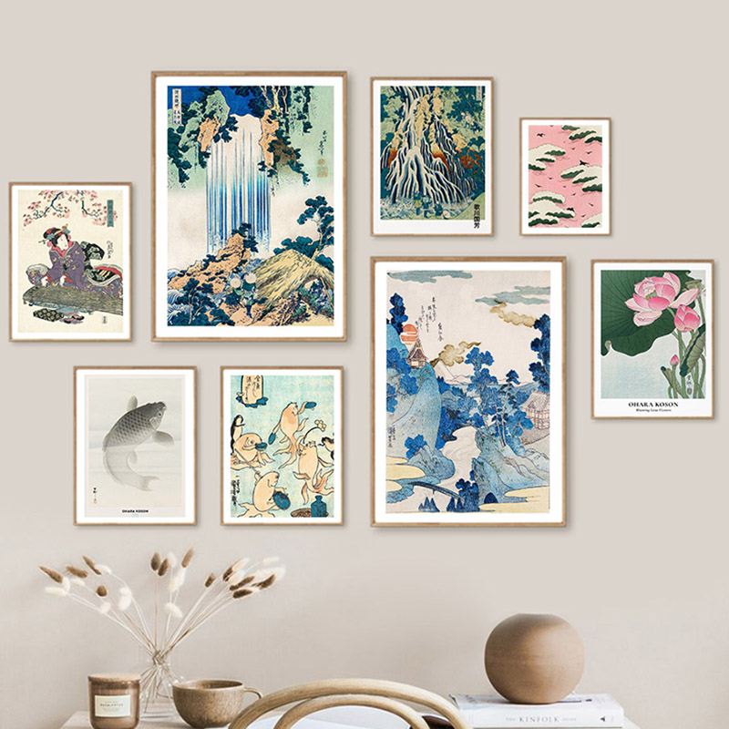 Hokusai Ohara Koson Japanse Ar - Home Decor Japandi recensie en prijs