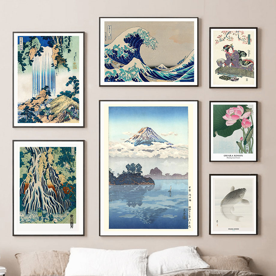 Hokusai Ohara Koson Japanse Ar - Home Decor Japandi recensie en prijs
