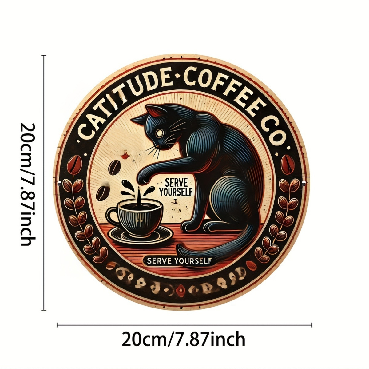 Catitude Coffee Company alumin - Home Decor Logo recensie en prijs
