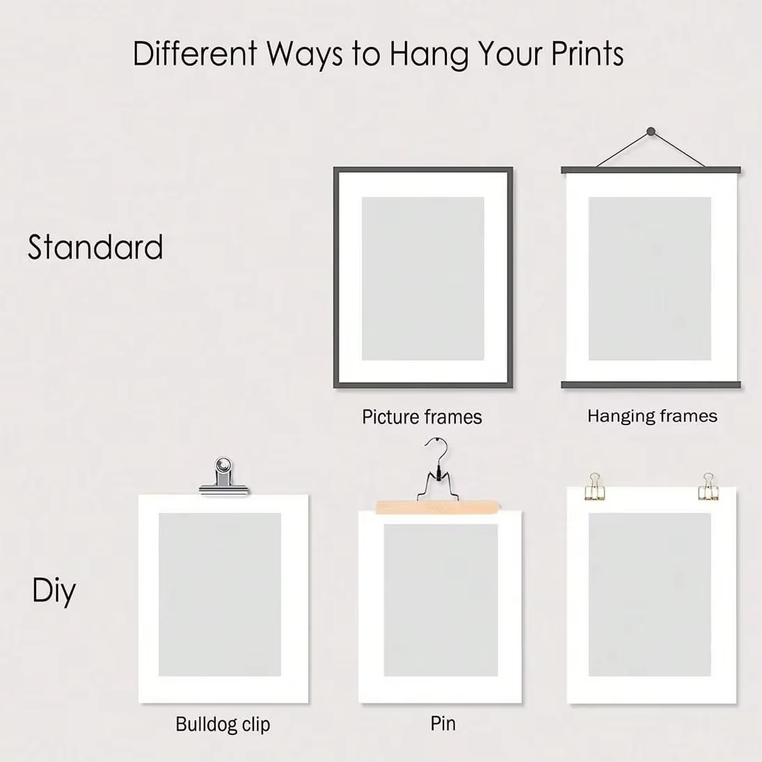 6 stks/set Aangepaste canvasdr - Home Decor Kit recensie en prijs