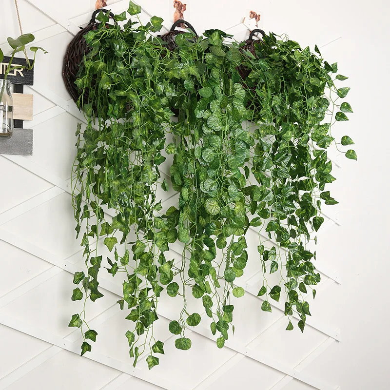 90Cm Kunstmatige Groene Radijs - Rattan Plant Basket recensie en prijs