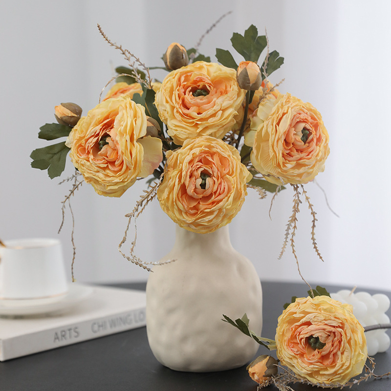 Zijden bloem realistisch ontwe - Home Decor Design Ideas recensie en prijs