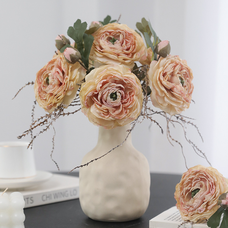 Zijden bloem realistisch ontwe - Home Decor Design Ideas recensie en prijs