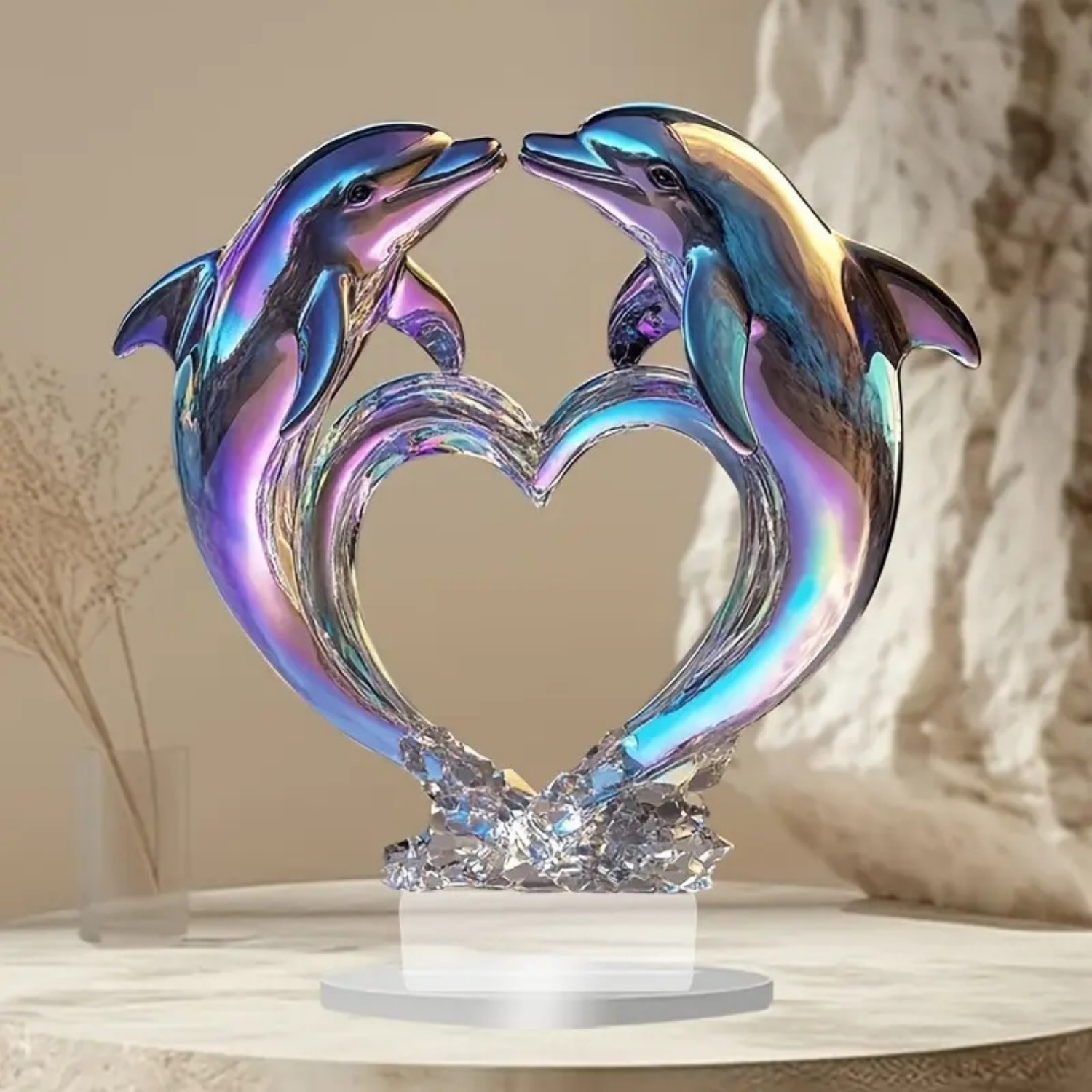 2D Platte Acryl Liefdesdolfijn - Home Decor Kit recensie en prijs