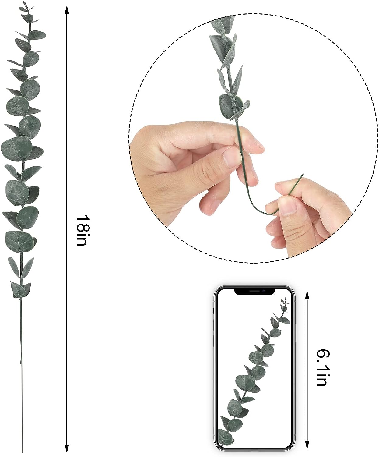 1 Stuks Kunstmatige Eucalyptus - Artificial Hanging Plants recensie en prijs
