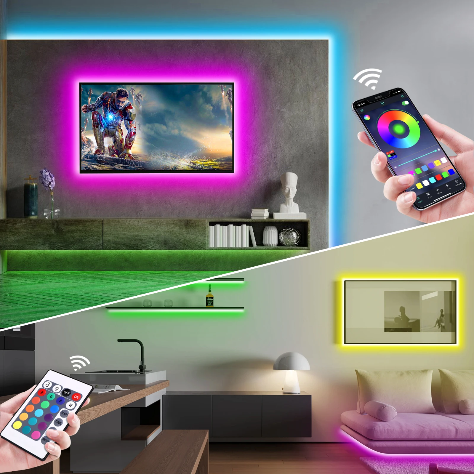 1-5m RGB LED Neon Strip Licht  - Home Decor Happy recensie en prijs